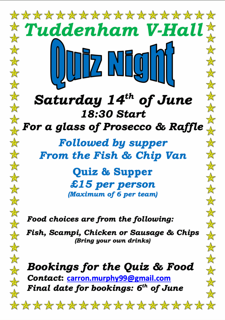 Tuddenham St Mary Village Hall